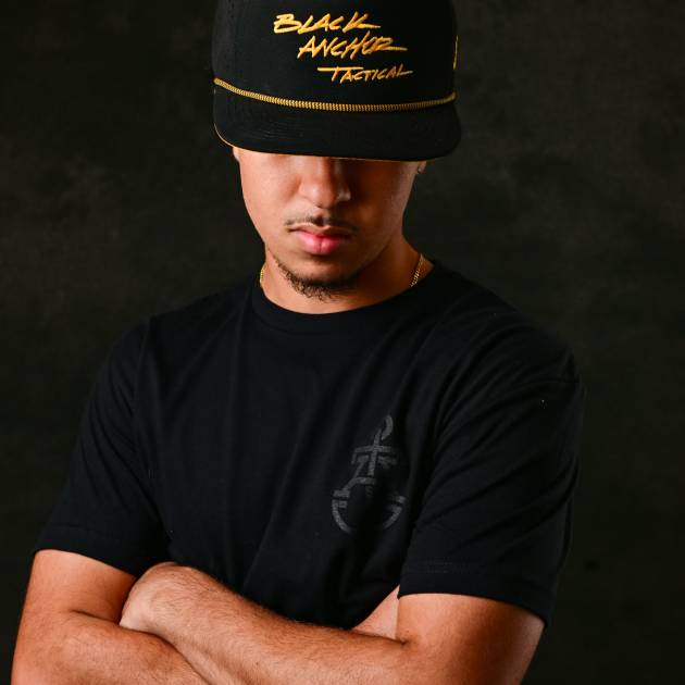 Black Anchor Tactical Tee [Black on Black]
